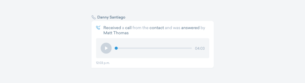 Contact Center call recording 